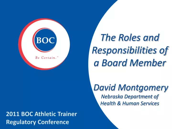 the roles and responsibilities of a board member