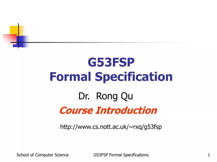 g53fsp formal specification