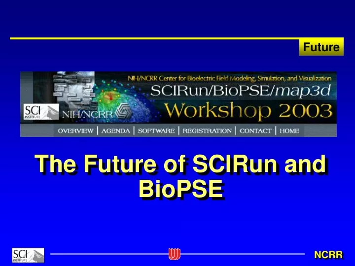 the future of scirun and biopse