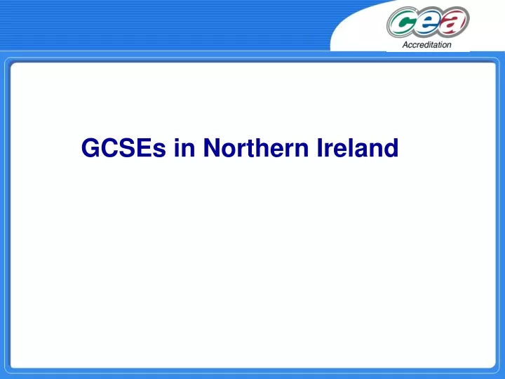 gcses in northern ireland