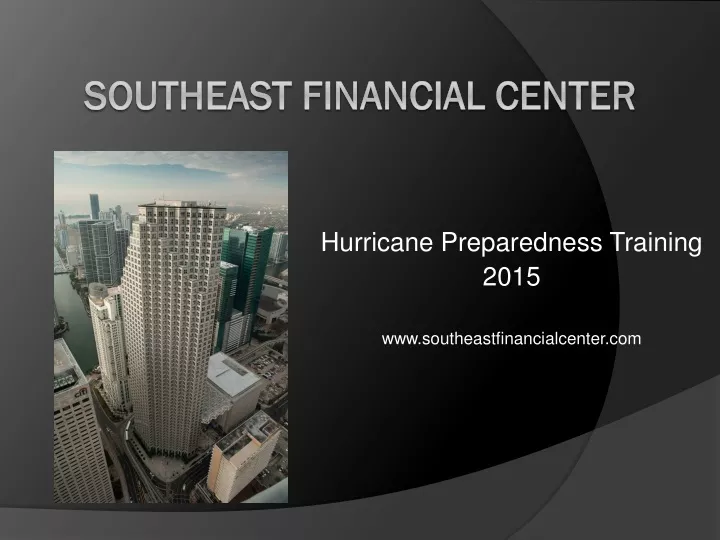 hurricane preparedness training 2015 www southeastfinancialcenter com