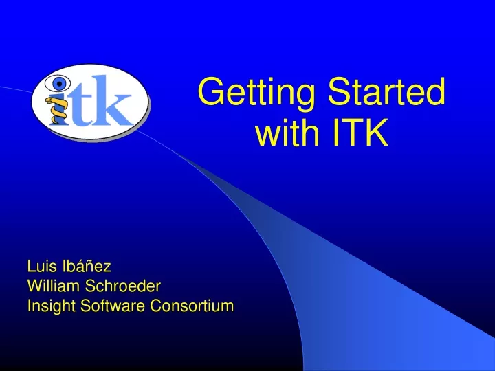 getting started with itk