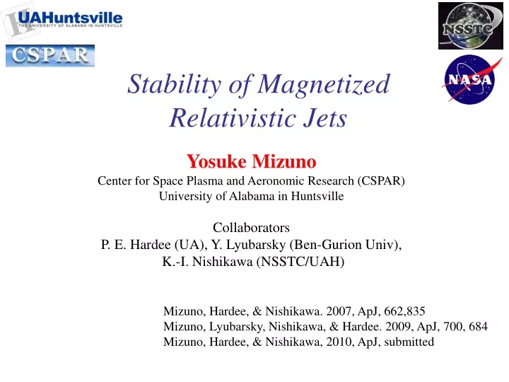 stability of magnetized relativistic jets