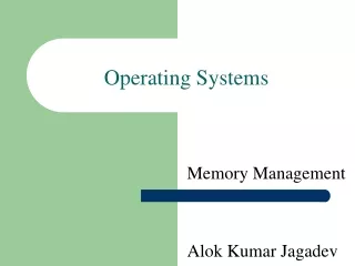 Operating Systems