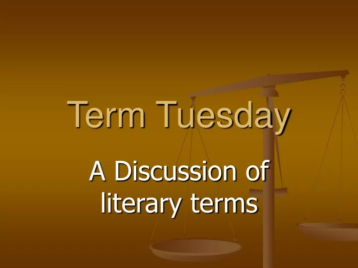 term tuesday