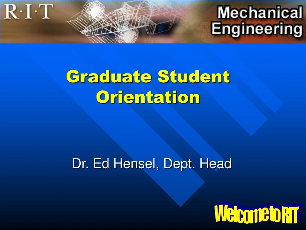 PPT - Graduate Student Orientation PowerPoint Presentation, free ...