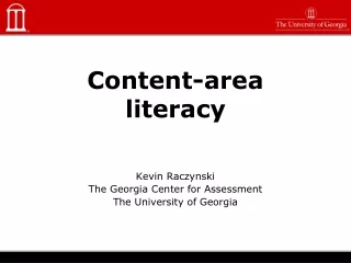 Content-area literacy