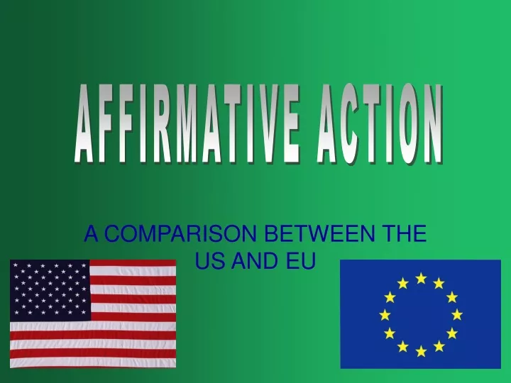 a comparison between the us and eu