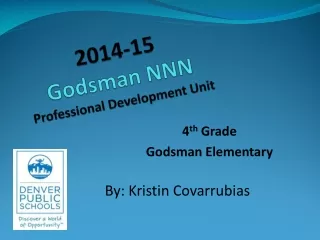 2 014-15 Godsman  NNN  Professional Development Unit