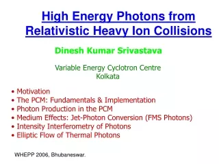 High Energy Photons from  Relativistic Heavy Ion Collisions