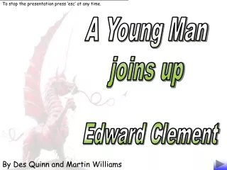 A Young Man joins up