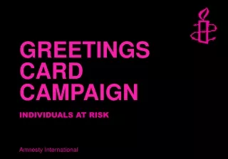 GREETINGS CARD CAMPAIGN