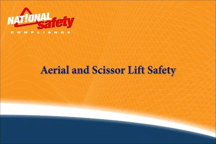 aerial and scissor lift safety
