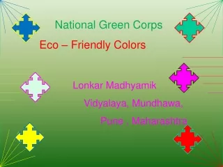 National Green Corps Eco – Friendly Colors