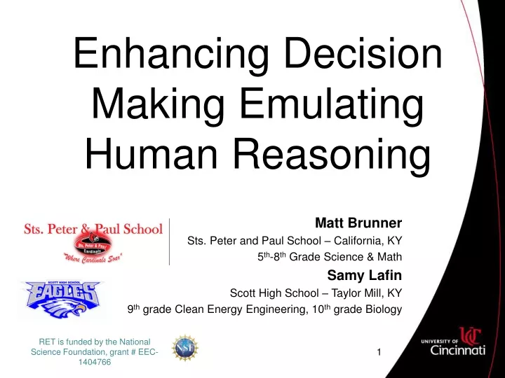 enhancing decision making emulating human reasoning