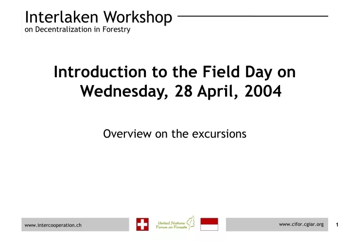 interlaken workshop on decentralization