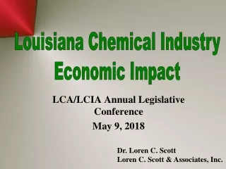 LCA/LCIA Annual Legislative Conference May 9, 2018