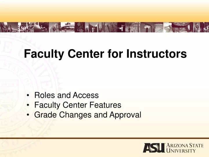 faculty center for instructors