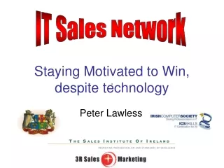 Staying Motivated to Win, despite technology