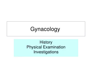Gynacology