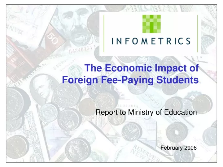 the economic impact of foreign fee paying students
