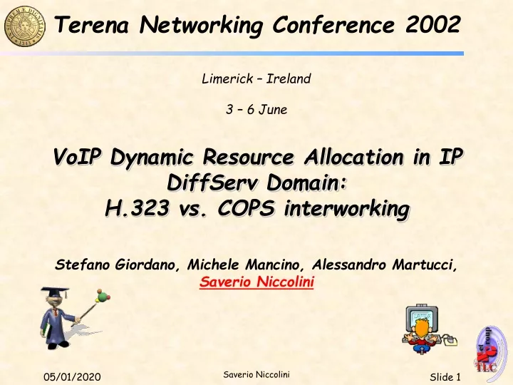 terena networking conference 2002 limerick