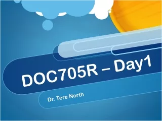 DOC705R – Day1