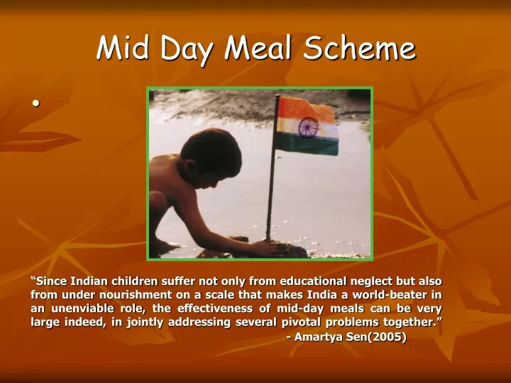 mid day meal scheme