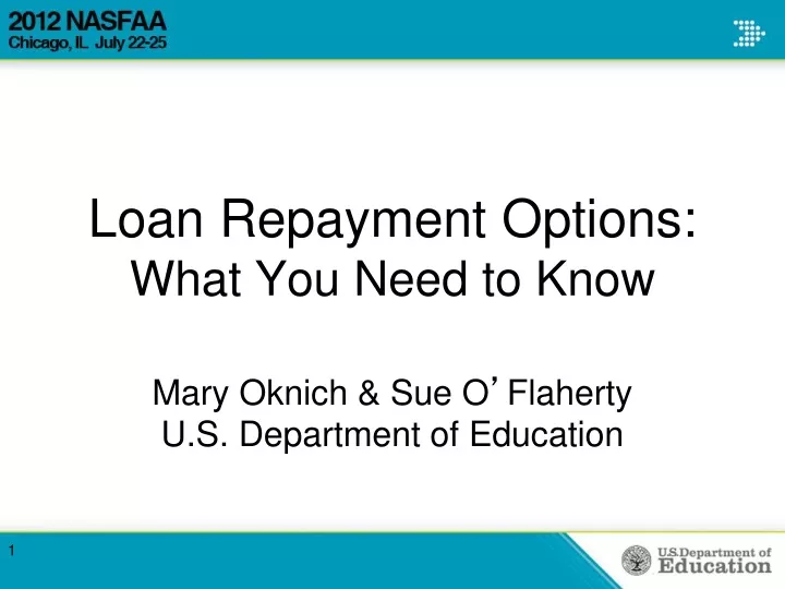 loan repayment options what you need to know