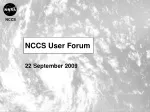 NCCS User Forum