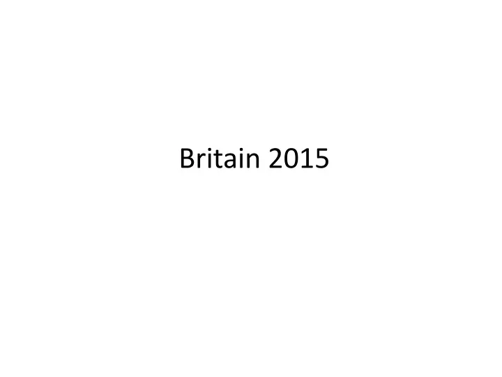 britain 2015