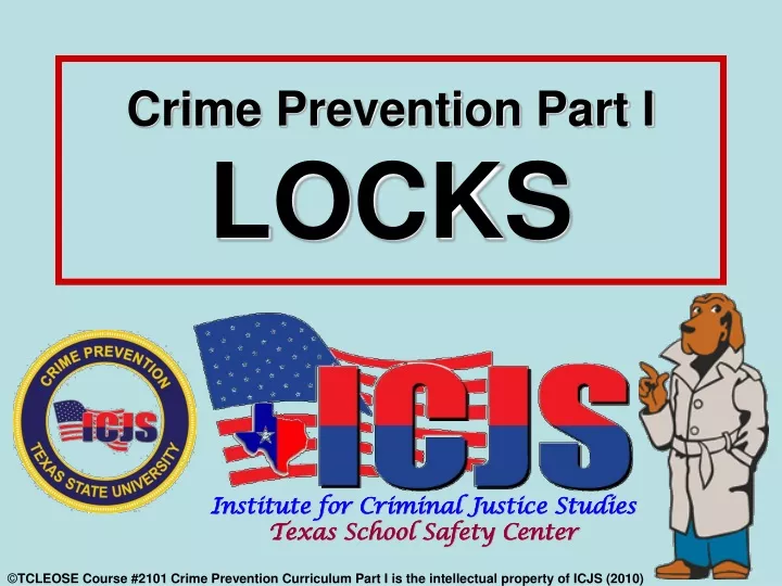 crime prevention part i locks