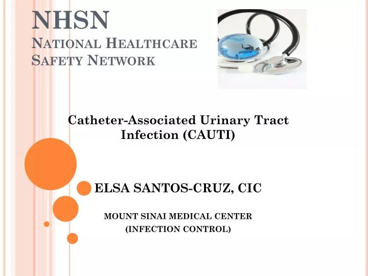 nhsn national healthcare safety network