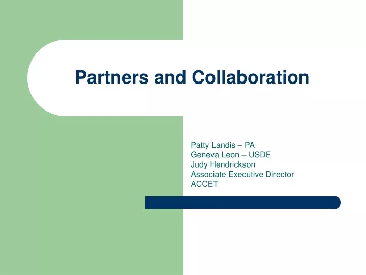 partners and collaboration