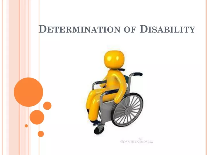 determination of disability