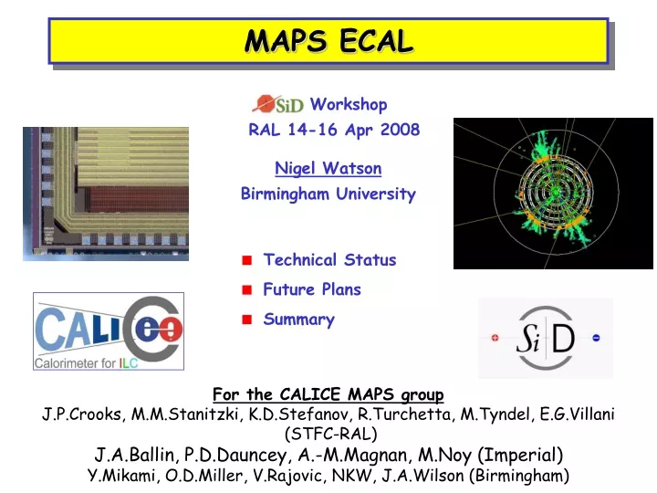 maps ecal
