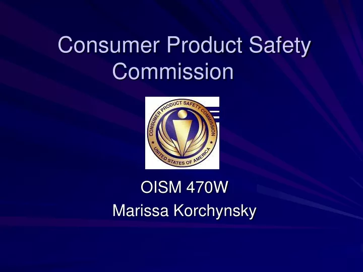 consumer product safety commission