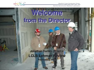 Welcome from the Director