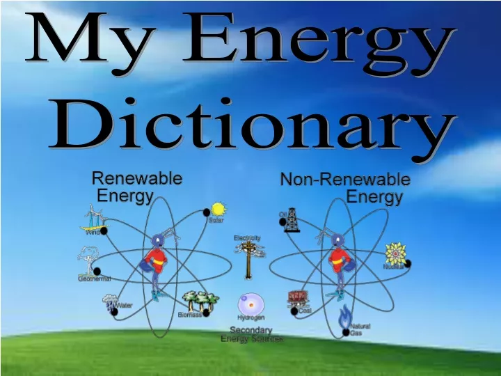 my energy dictionary