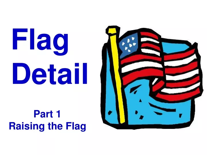 flag detail