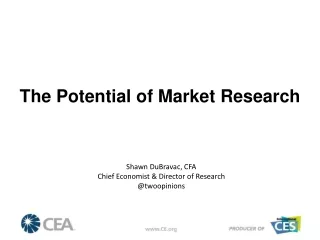 The Potential of Market Research