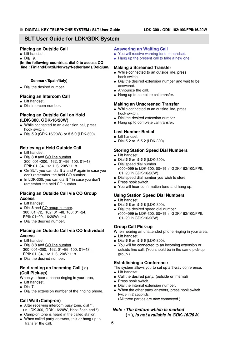 slt user guide for ldk gdk system