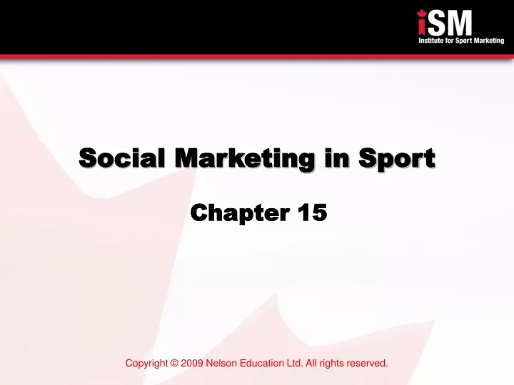 social marketing in sport
