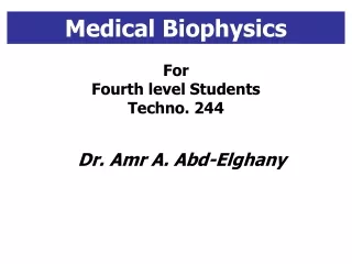 Dr. Amr A. Abd-Elghany