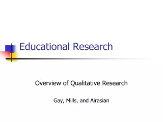 Educational Research