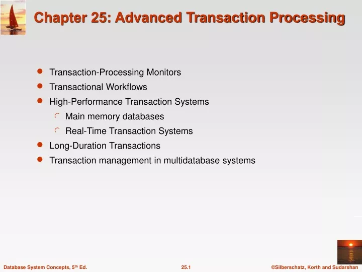 chapter 25 advanced transaction processing
