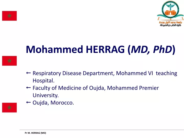 mohammed herrag md phd respiratory disease