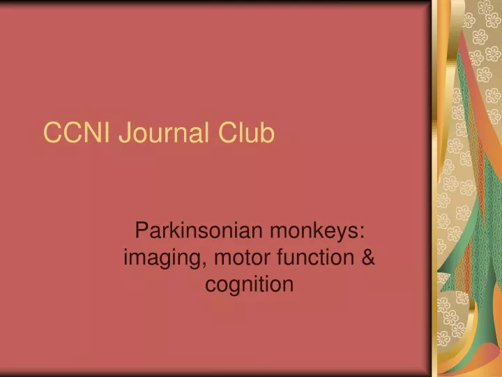 ccni journal club