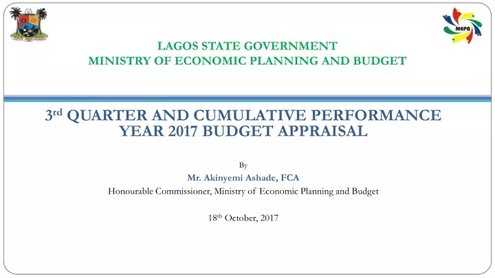 lagos state government ministry of economic planning and budget