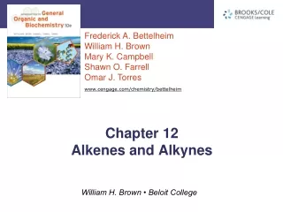 Chapter 12 Alkenes and Alkynes